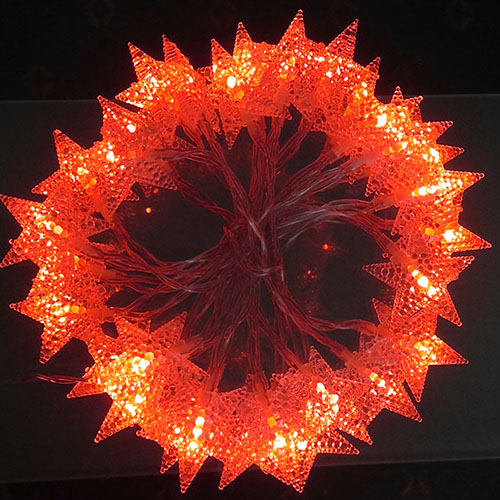 3M LED light Stars Red