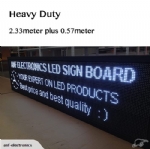 LED Scrolling Sign Board 2.97m*0.41m Waterproof