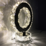 LED Crystal Circle Lamp